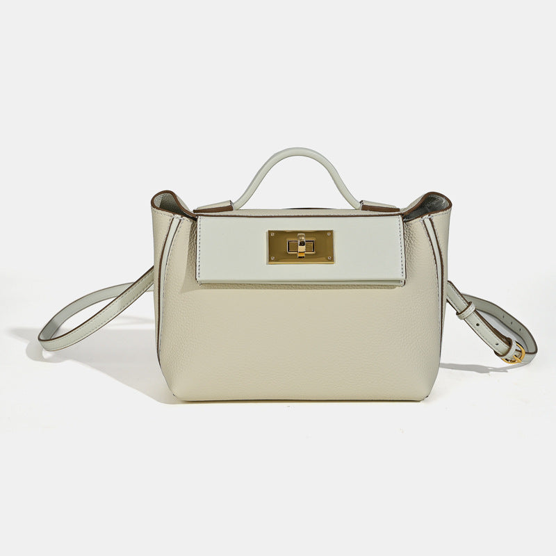 New European and American Style Kelly Bag Versatile Dumpling Bag High-Quality Texture Top Layer Fashion Women's Handbag Tote Shoulder Crossbody Bag