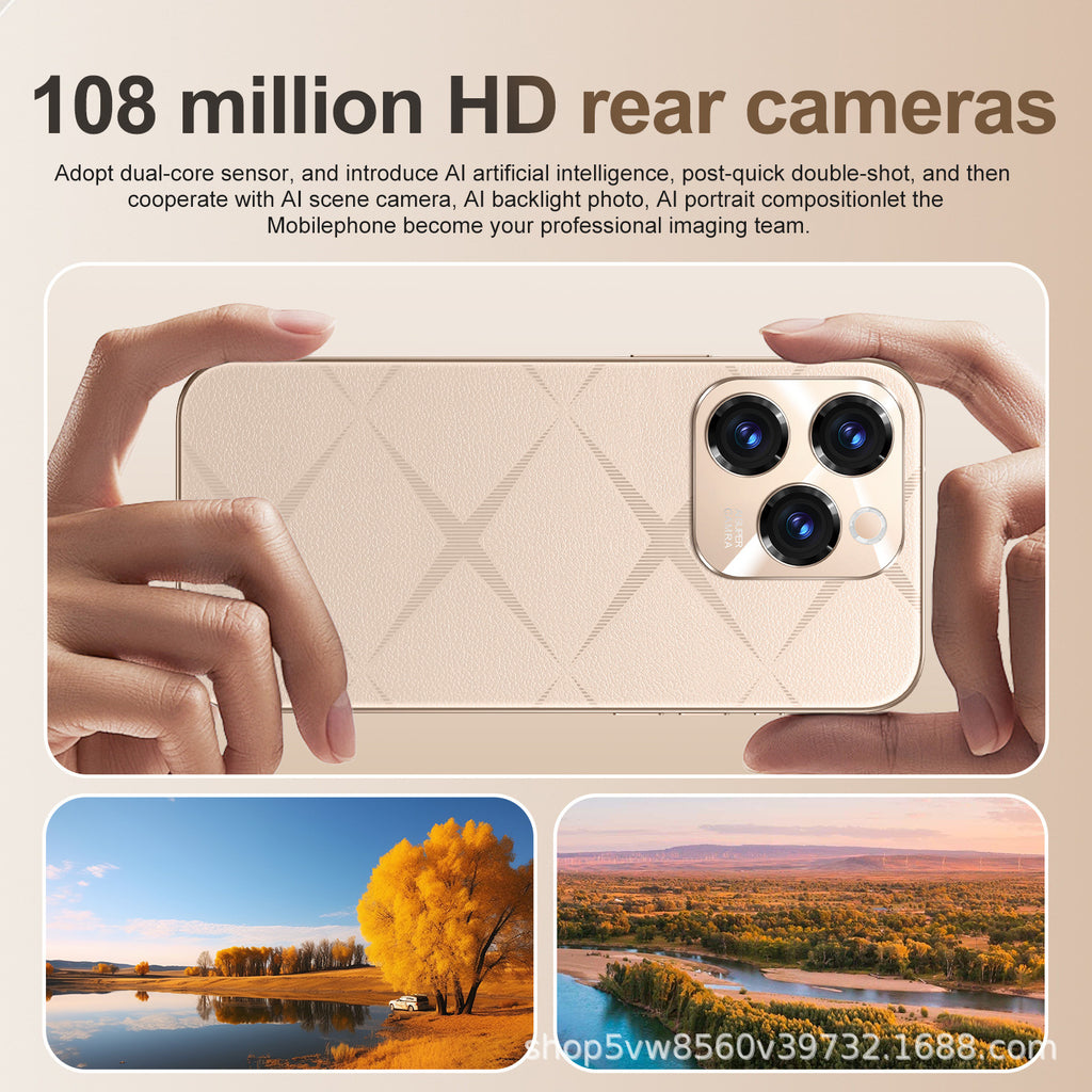 Hot Sale A16ProMax Android Intelligence5G Mobile Phone16+1T Factory Direct Sales Mobile Phones