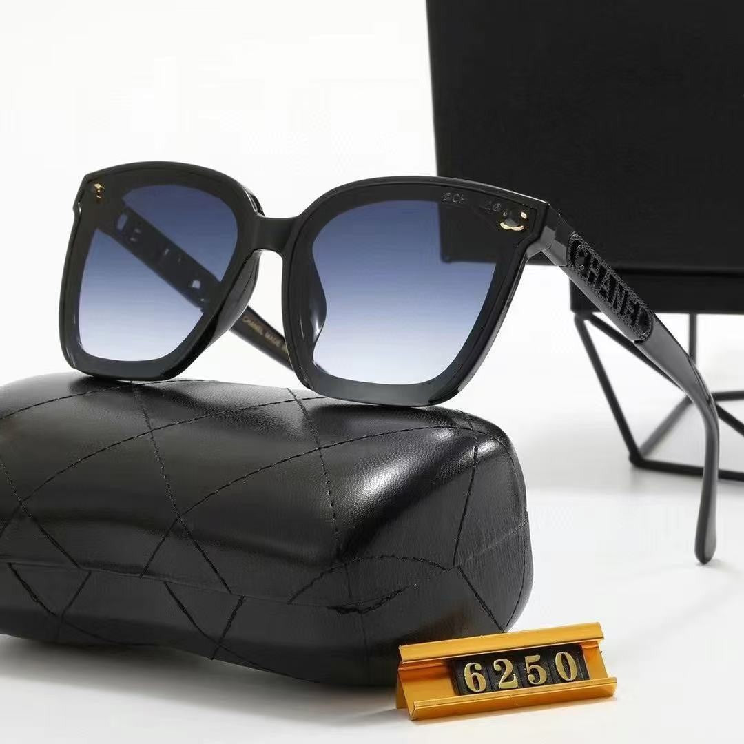 New Large Frame Square Frame Women's Fashion Trendy Sunglasses Hot-selling Chanel-style ins Trendy Sunglasses
