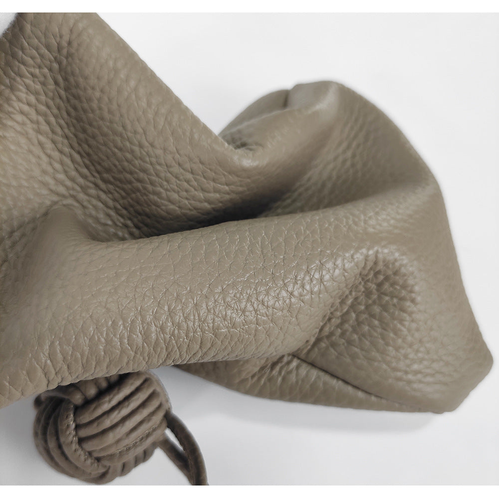 Mini Genuine Leather Phone Bag for Women togo Top Grain Leather Small Square Bag2025New Fashion Simple Versatile Crossbody Bag