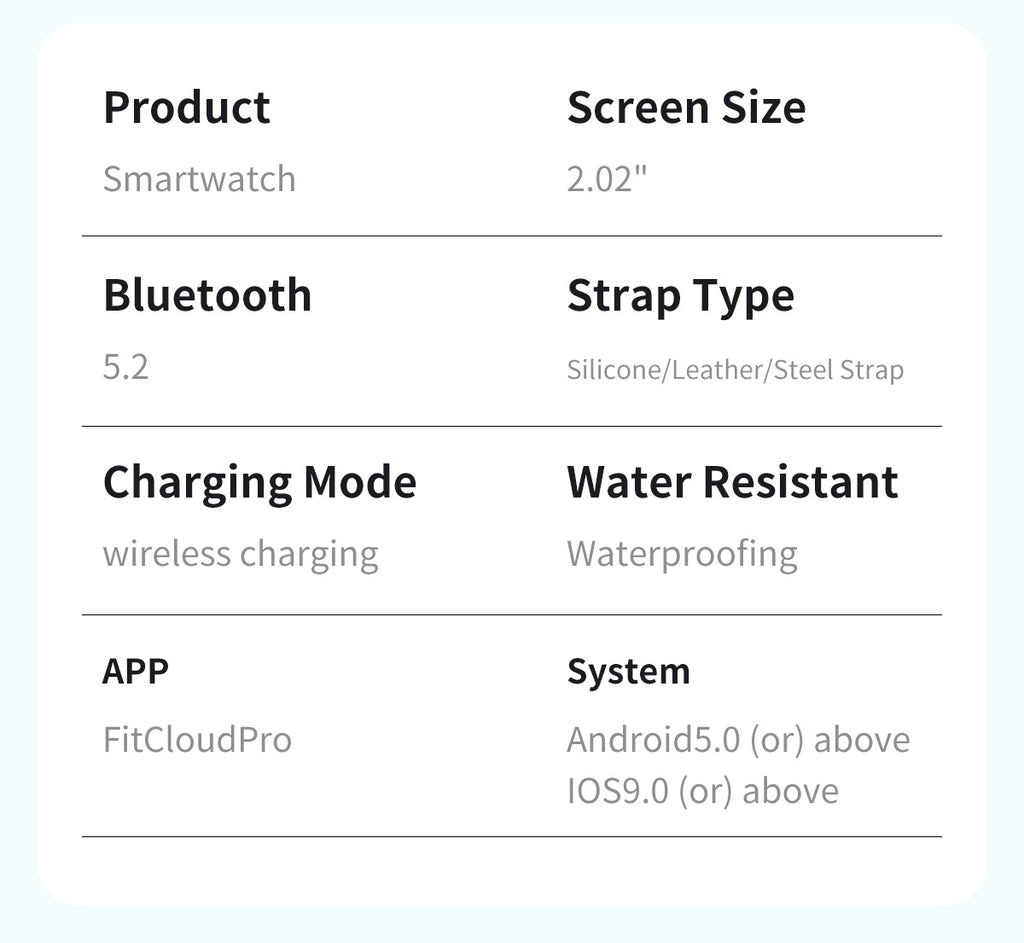 HDT11Smart Watch Bluetooth Call Music Voice Assistant Healthy Sleep Flashlight Bracelet New Style
