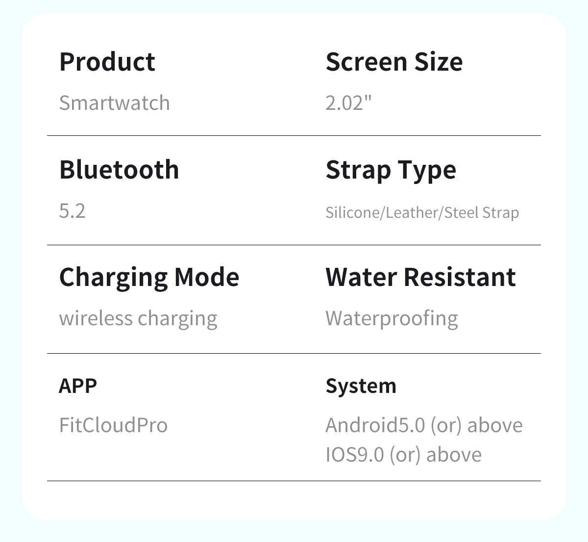 HDT11Smart Watch Bluetooth Call Music Voice Assistant Healthy Sleep Flashlight Bracelet New Style