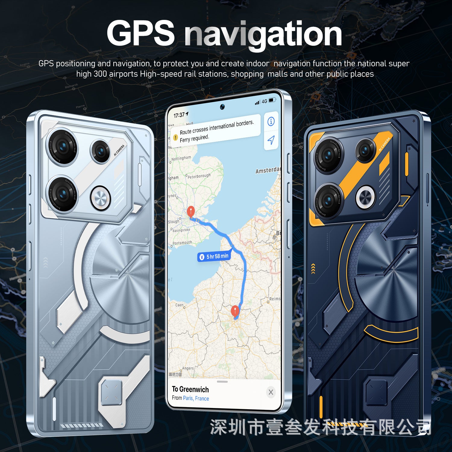 GT10pro Popular2+16G 7.0Inch All-in-One Perforated True4G New Smartphone