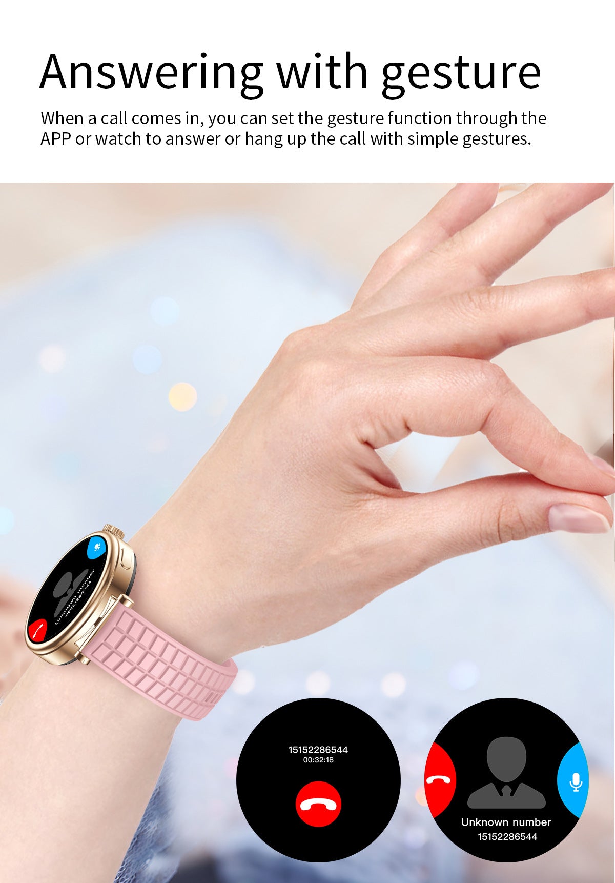 Z01 Mini Smart Watch Bluetooth Call True Heart Rate Step Sleep Monitoring Exquisite Ladies Outdoor Sports