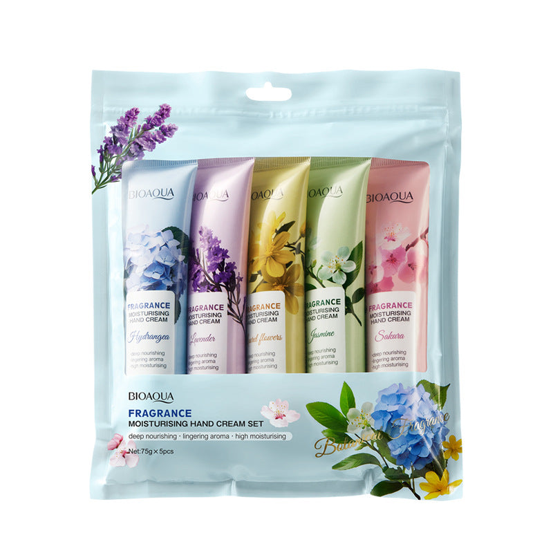 Full English Fragrance Moisturizing Hand Cream Set BIOAOUA Autumn and winter moisturizing hand cream  foreign trade wholesale