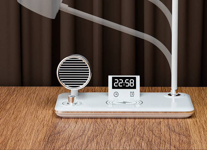 Multifunctional Wireless Charging Desk Lamp Foldable Reading Light Bluetooth Speaker Atmosphere Night Light  Customization Factory