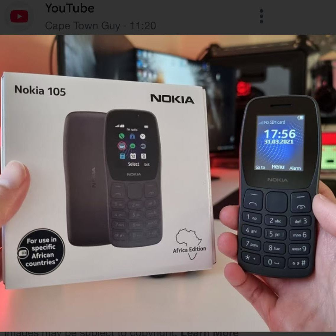 New Africa Button Phone Feature Phone105 2022 African Multi-card2G Elderly Phone