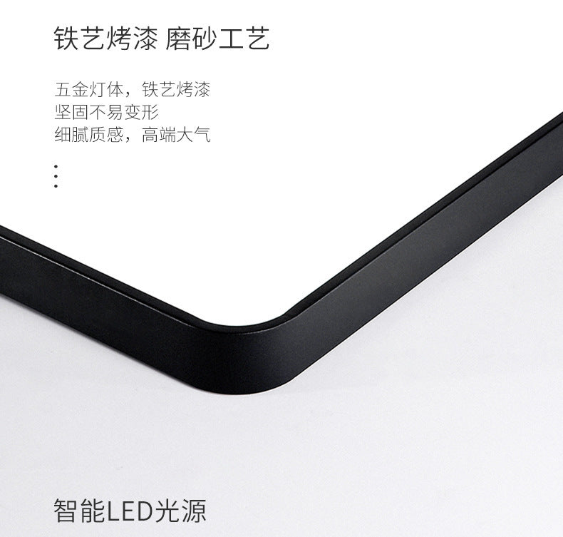 Modern simple personality square living room lamp Nordic Creative Home Use led Bedroom Ceiling Light Zhongshan Lighting Fixtures