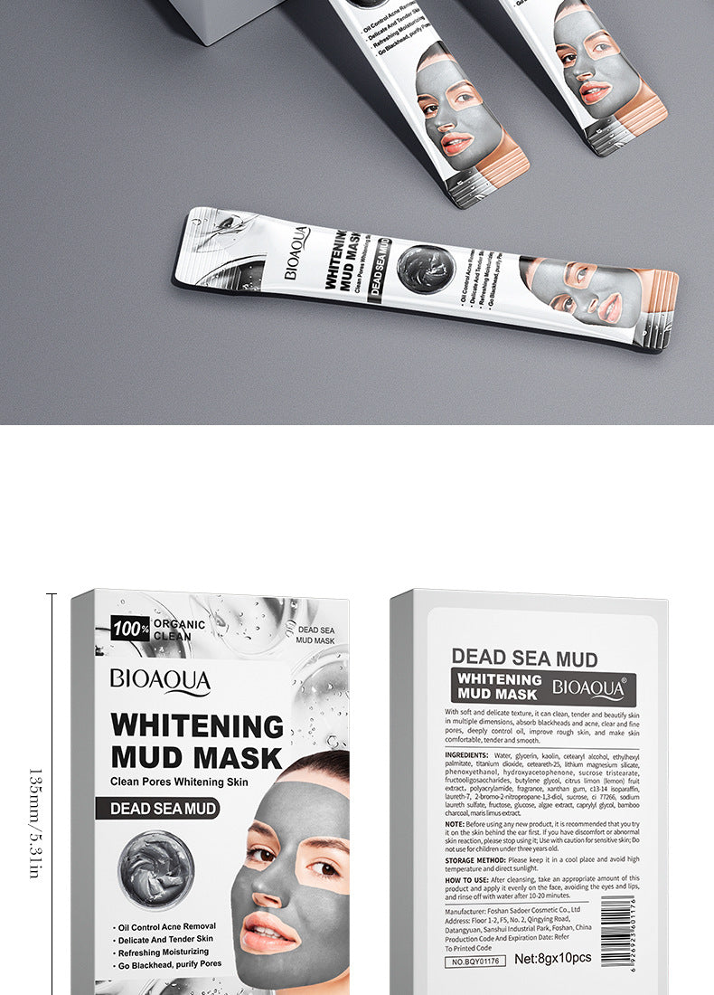 Cleansing Mask BIOAOUA Cucumber Pore Cleansing Smear-On Portable Mud Mask  Foreign Trade Wholesale