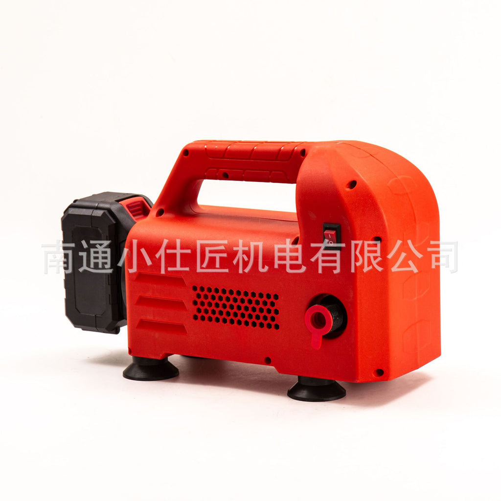 High-Pressure Car Wash Water Gun for Home Use, Cordless Portable Rechargeable Battery Self-Priming Lithium Battery Car Washer, Brushless Powerful Car Wash Tool