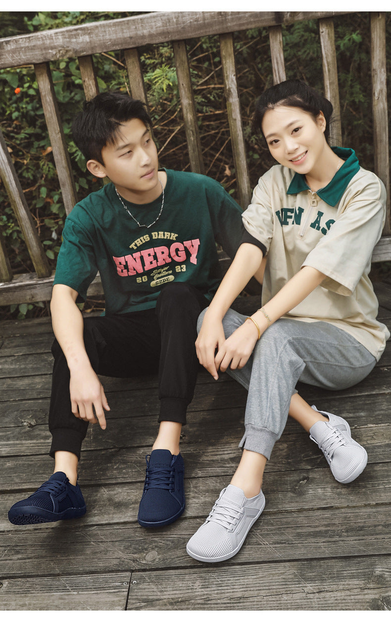 Wide Toe Large Size Lightweight Casual Shoes Hiking Fitness Cycling Running Shoes Soft Sole Breathable Sports Shoes