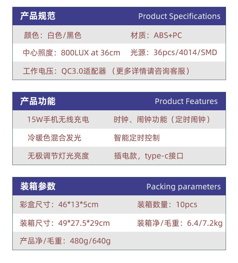 Custom Touch Dimmable Desk Smart Lamp Foldable Bedside Reading Lamp High-end Student Eye Protection Desk Lamp