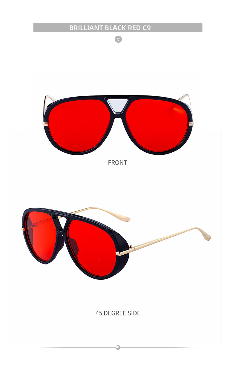 2025New Style Toad Sunglasses for Women, European and American High-End Retro Punk Style Sunscreen Sunglasses for Men, Trendy Eyewear shades