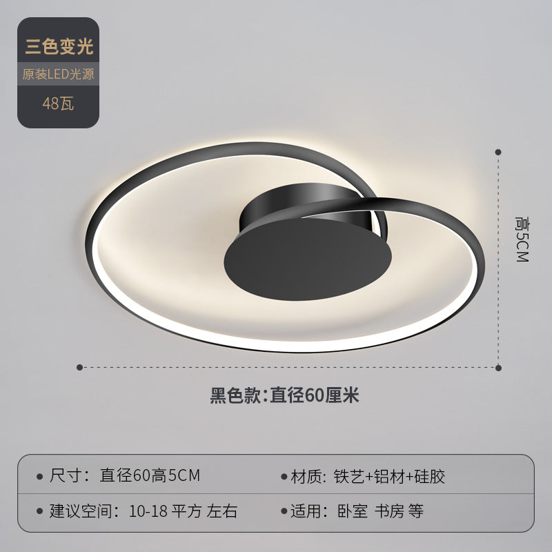 Bedroom light led Modern Minimalist Ceiling Light Internet Celebrity ins Creative Heart-Shaped Home Main Bedroom Study Zhongshan Lighting