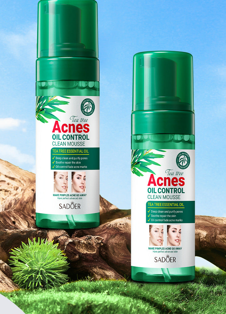 Full English Tea Tree Mousse Facial Cleanser150gSADOER Clean Bubble Dense Facial Cleanser  Wholesale