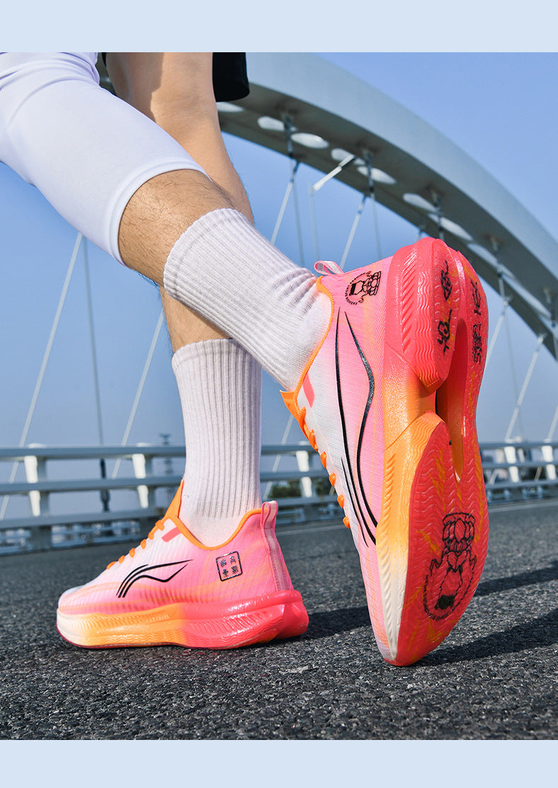 2025Autumn New Parent-Child Nezha Ao Bing Fashion Casual Sports Shoes Popcorn Carbon Plate Lightweight Comfortable Running Shoes