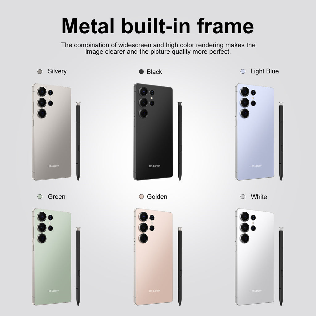 S25 Ultra Mobile phone with built-in stylus, large screen, Android15New Hot-Selling Bestseller5G Smartphone