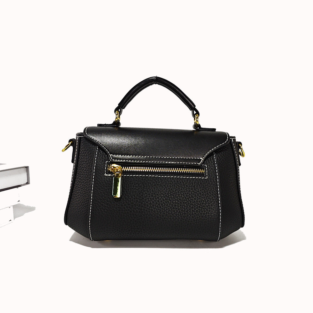 Customized Fingerprint Unlock Bag High-end Fashion Top Layer Cowhide Large Capacity Handbag Crossbody Genuine Leather Women's Bag