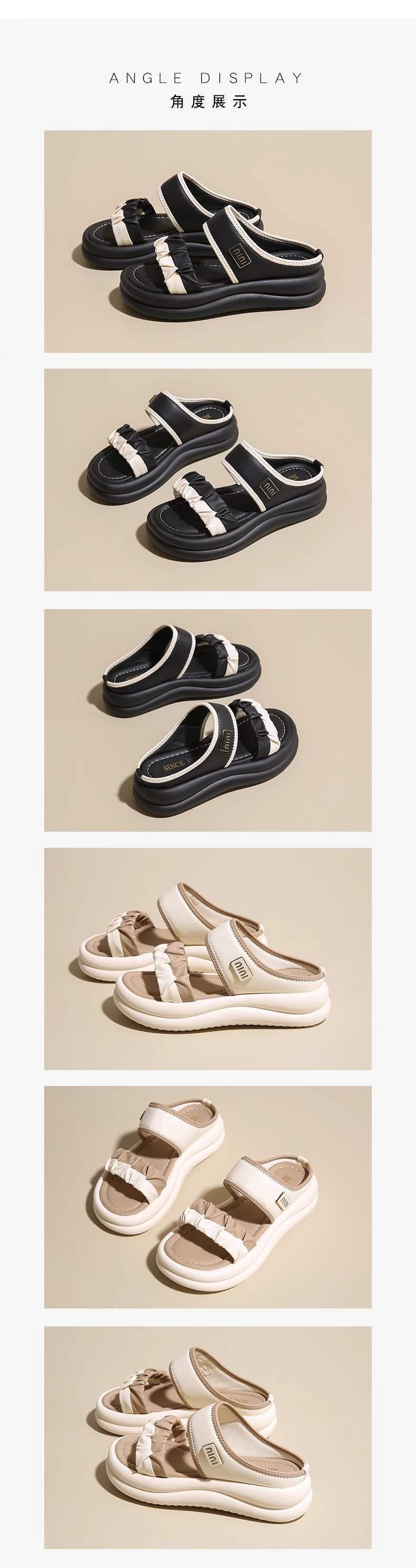 Women's French-style Sandals to Match Dress2025New Summer Versatile Open-Toe Sandals for Outdoor Wear