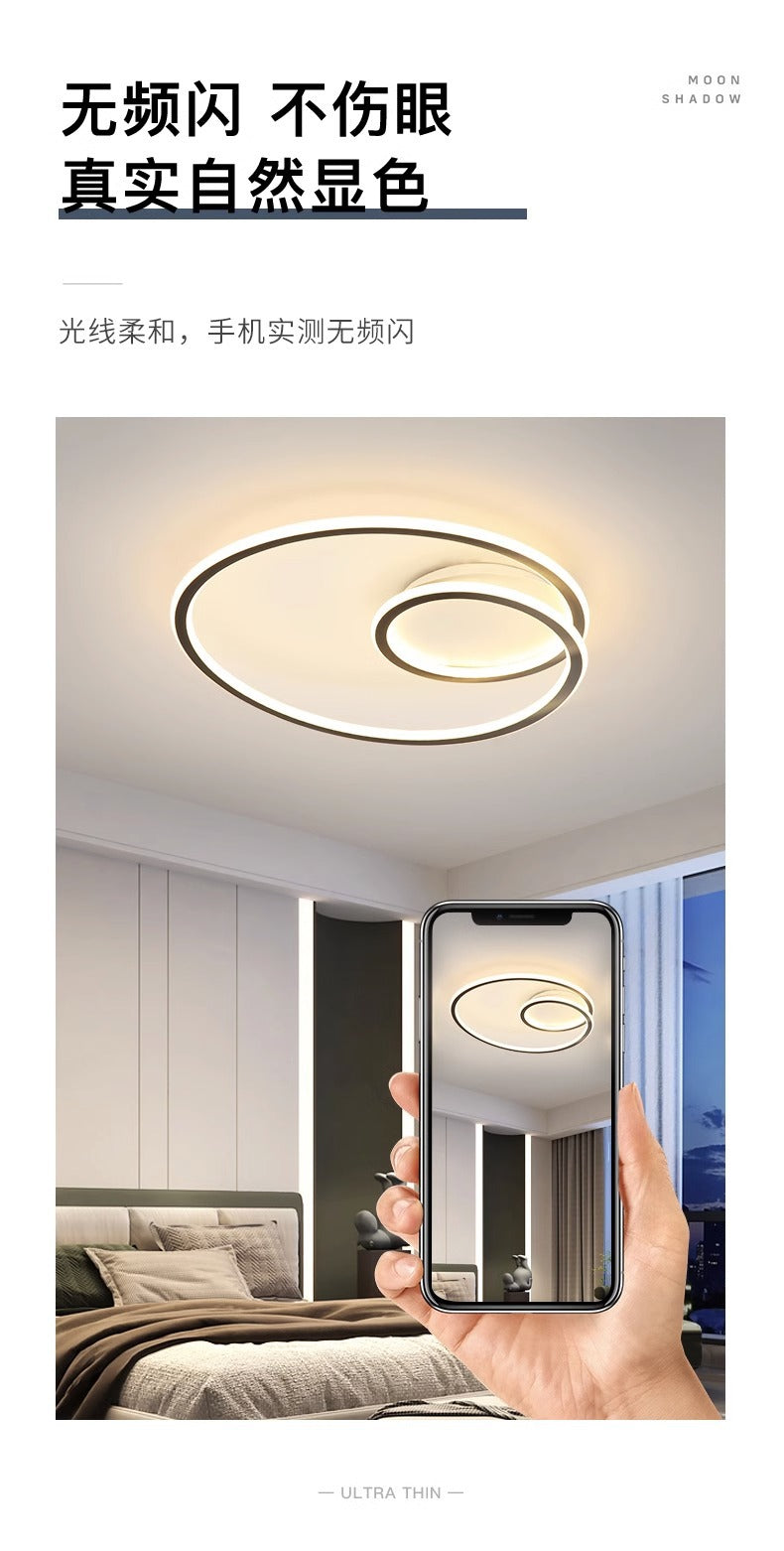 Minimalist Modern Creative Personality Art Lamp Bedroom Study Dining Room Bedroom Lighting Nordic Internet Celebrity Iron Art Ceiling Lamp