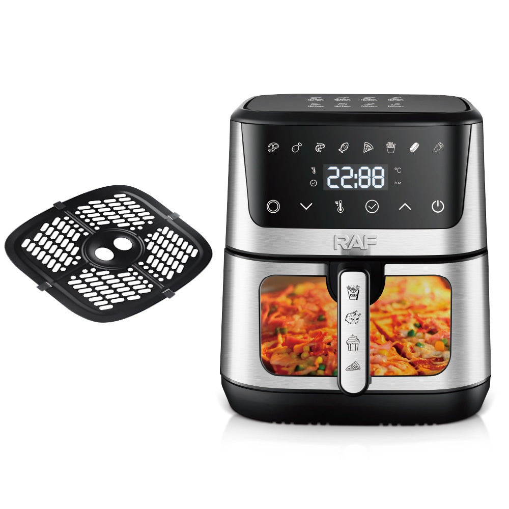 RAF European Standard Large Capacity Air Fryer8.5L Multifunctional Household Electric Deep Fryer with Visual Intelligent Touch Screen