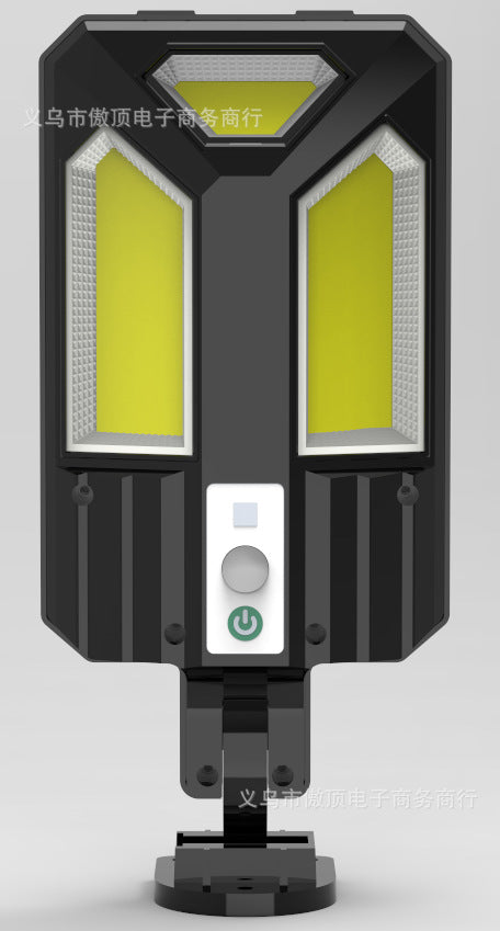 New Solar Light Human Body Sensing Street Light Outdoor Garden Light with Remote Control Garden Light LED Wall Lamp