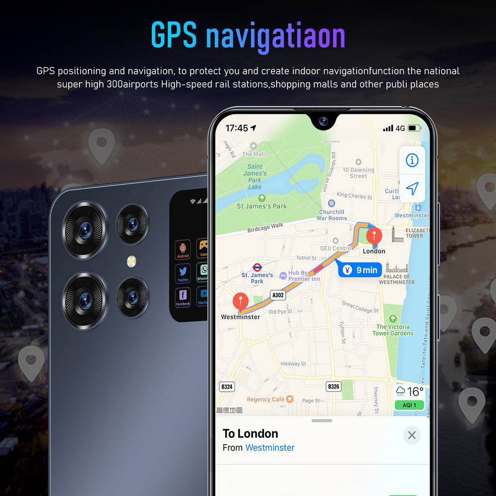 2025Popular S24ultra Mobile Phone16+1T Large Memory Mobile Phone7.3High Definition Screen Factory