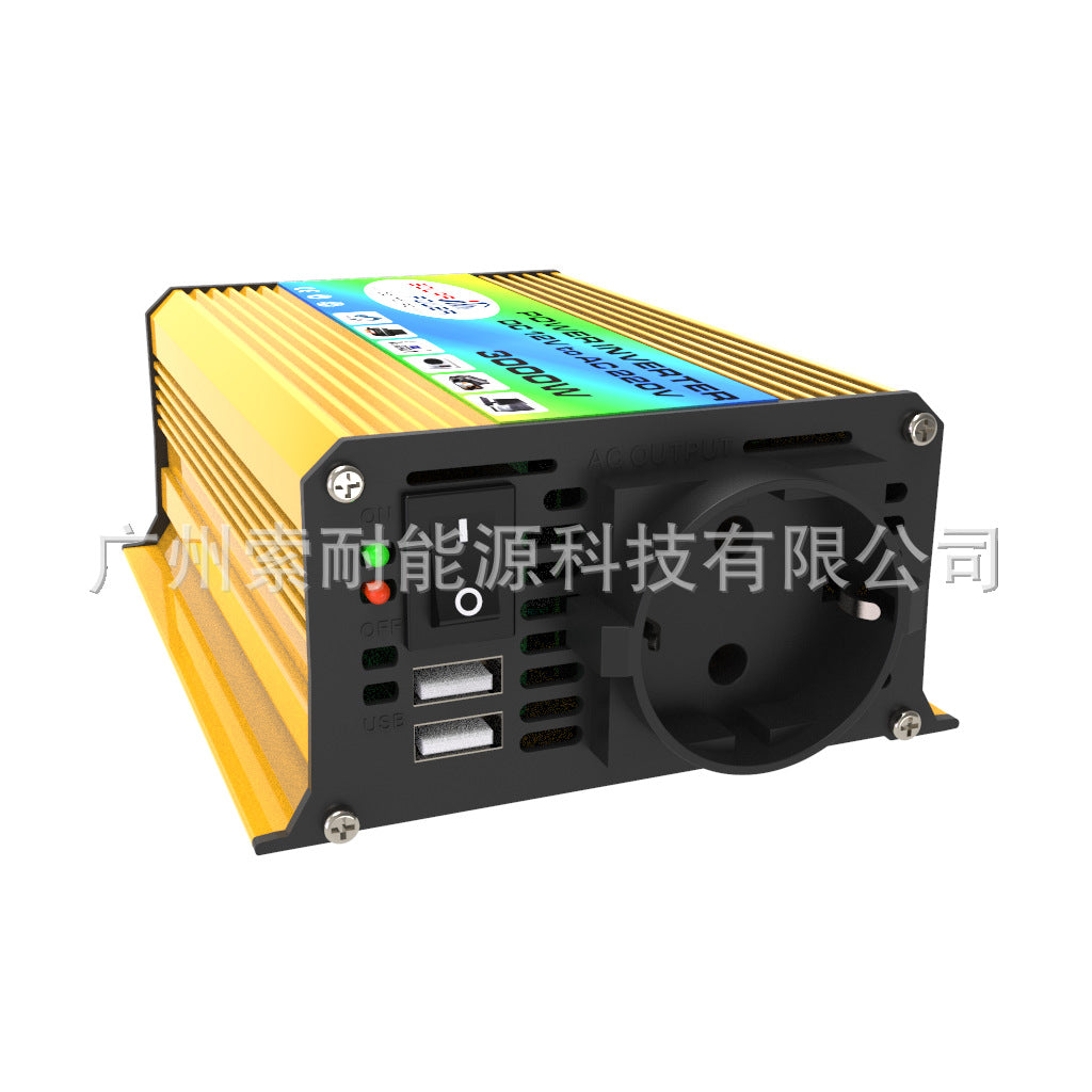 Vehicle Inverter300W 12V Turn110V220V Double USB E-commerce car power inverter