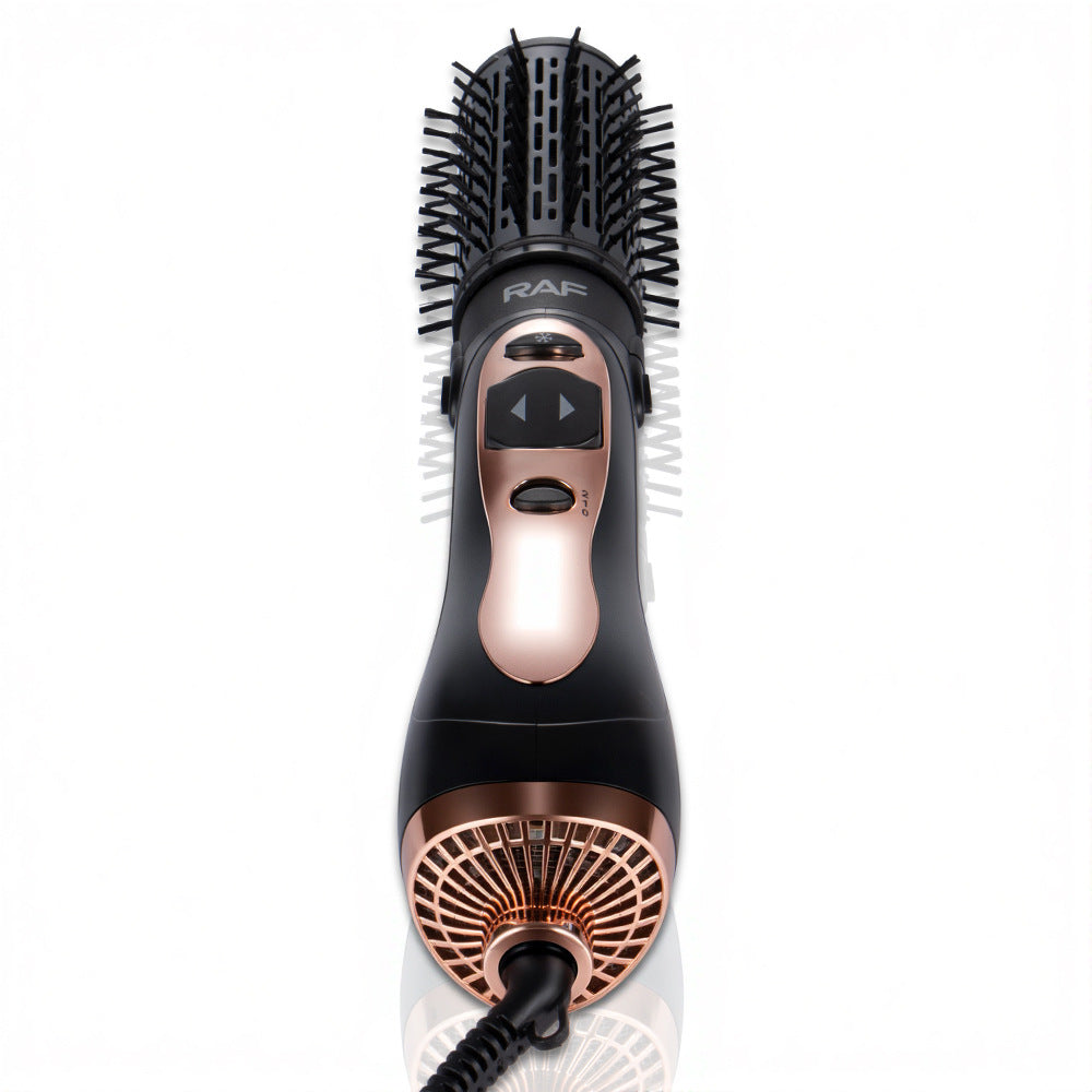 RAF EU Standard Curling and Straightening Dual-use Hair Styling 2-in-1 Hot Air Brush Automatic Curling Iron Electric Hair Dryer
