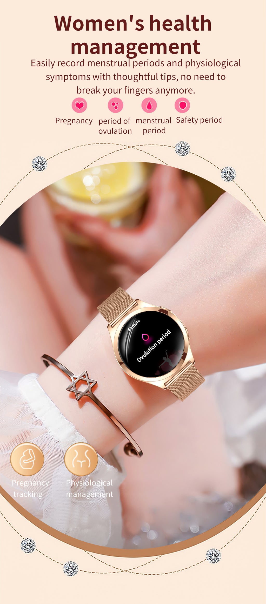 Y35Smart Watch1.27inch Bluetooth Call Heart Rate Pedometer Sleep Monitoring Deep Waterproof Sports Watch