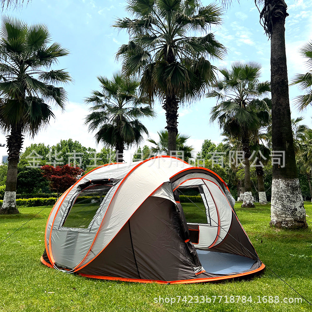 Hot-Selling Fully Automatic Hand-Pull Quick-Open Tent Travel Tent Camping Windproof Rainproof Sunproof Tent