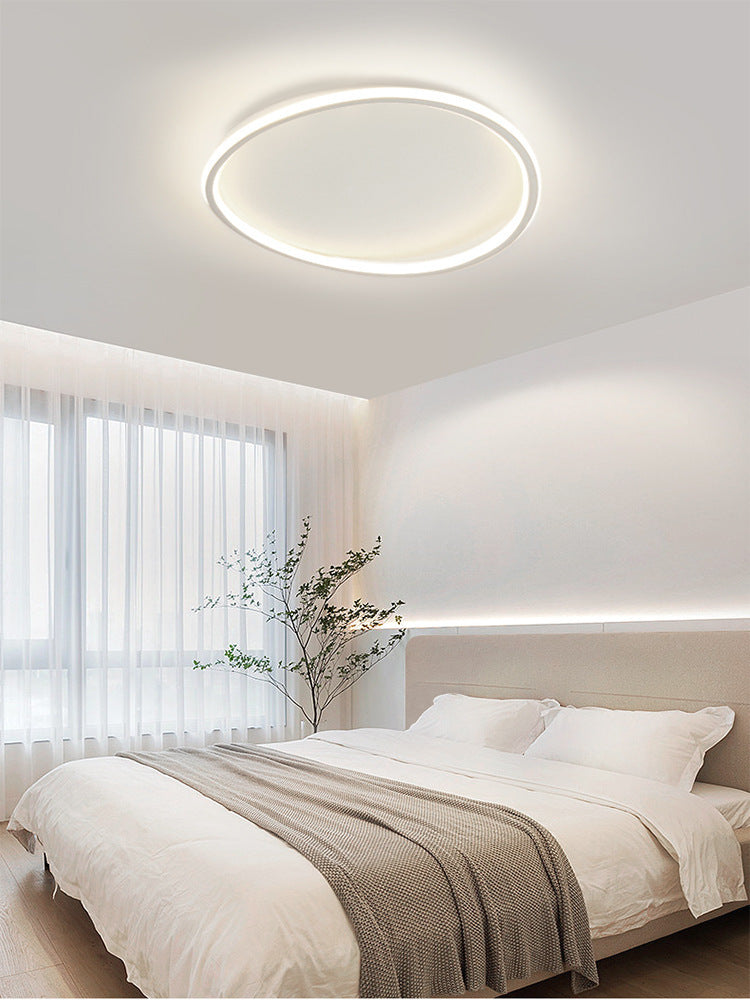 Cream Ceiling Light Minimalist Style Master Bedroom Light Cloud Hall Living Room Eye Protection Simple Room Light Full Spectrum Smart