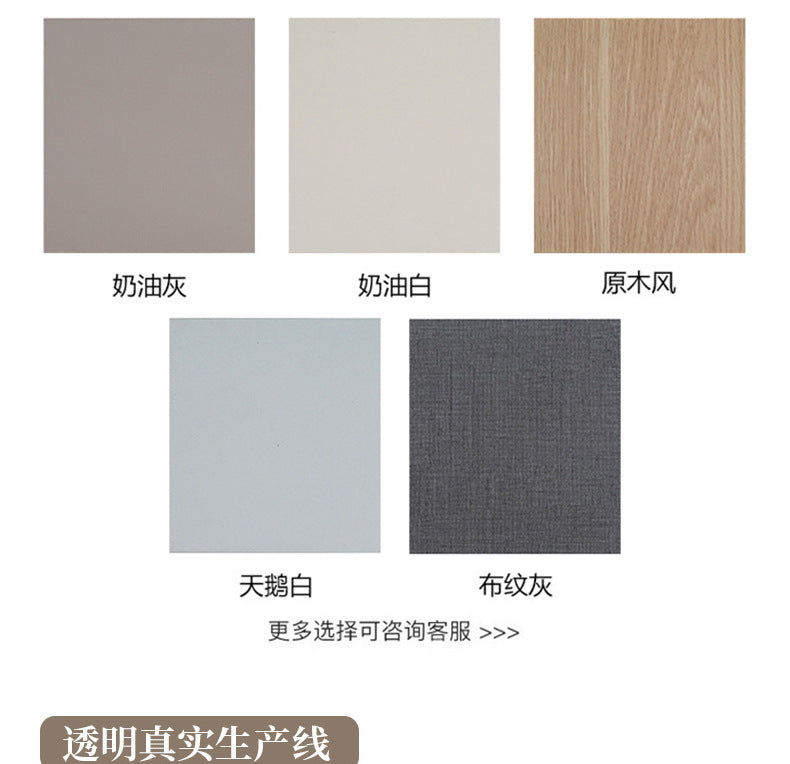 Solid Wood Wardrobe for Home Bedroom Storage Cabinet Master Bedroom One-Door to Ceiling2.5Rice-3Segmented Oak Wardrobe