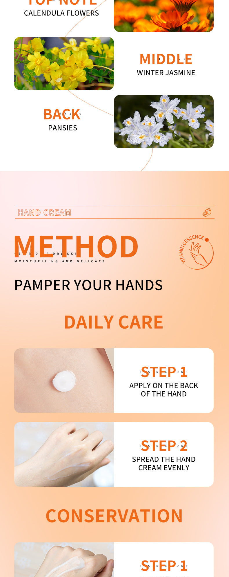 Full English Plant-Based Hand Cream in Sachet SADOER Avocado Aloe Vera Moisturizing Refreshing  Wholesale