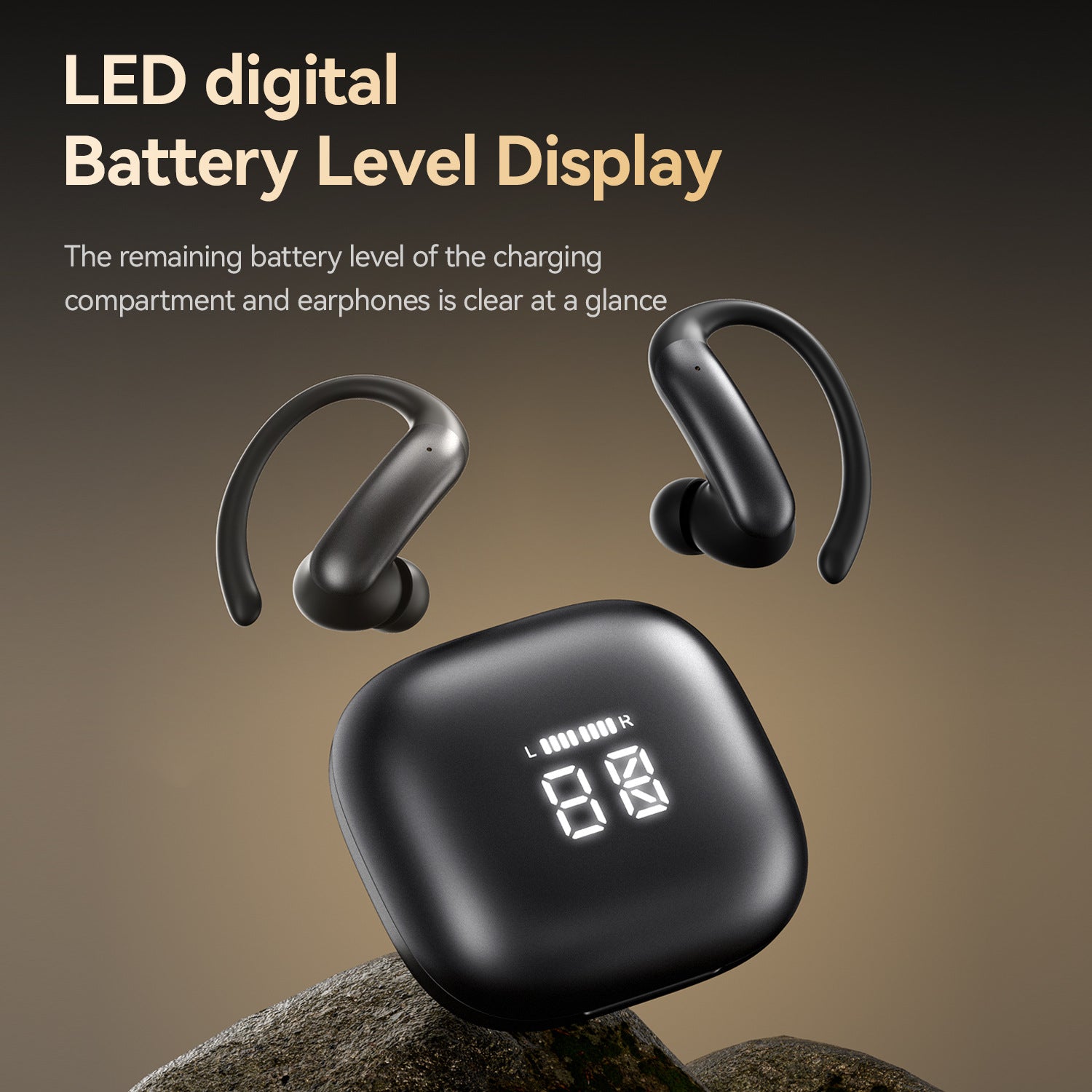 New M145Long Battery Life Ear-Hook and In-Ear Headphones Private Model Low Latency Wireless Bluetooth Earphones