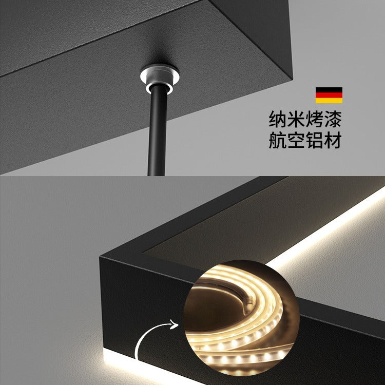 Living Room Chandelier Modern Simple Elegant Living Room Light Minimalist Bedroom Dining Room Light Nordic Style Square Living Room Main Light