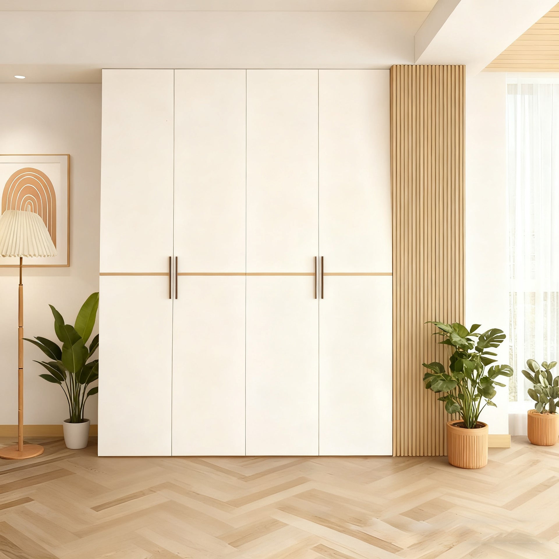 Custom Full House Aluminum Alloy Wardrobe Moisture-Proof Durable Large Capacity Home Bedroom Storage Organizer Integrated Closet Assembly