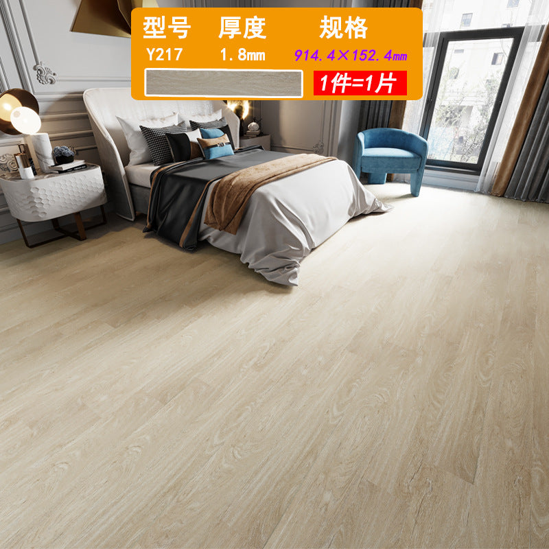 PVC Plastic Floor Stickers Self-Adhesive Wood Grain Cement Floor Stickers Special for Bedroom Waterproof Non-Slip Floor Renovation Chinese Style
