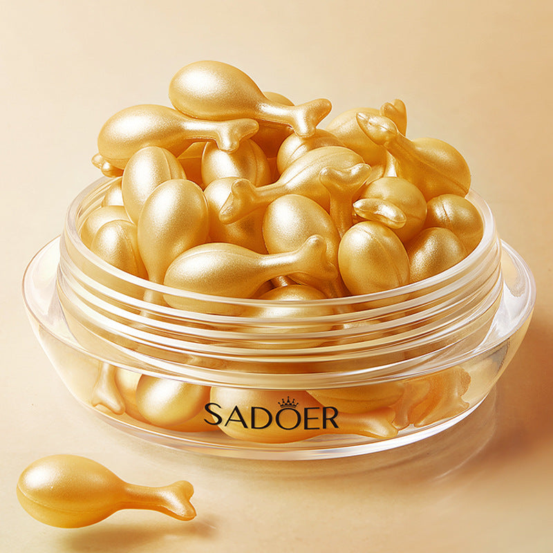 Full English Capsule Essential Oil SADOER Snail Essence Milk Moisturizing and Rejuvenating Cream  Foreign Trade Wholesale