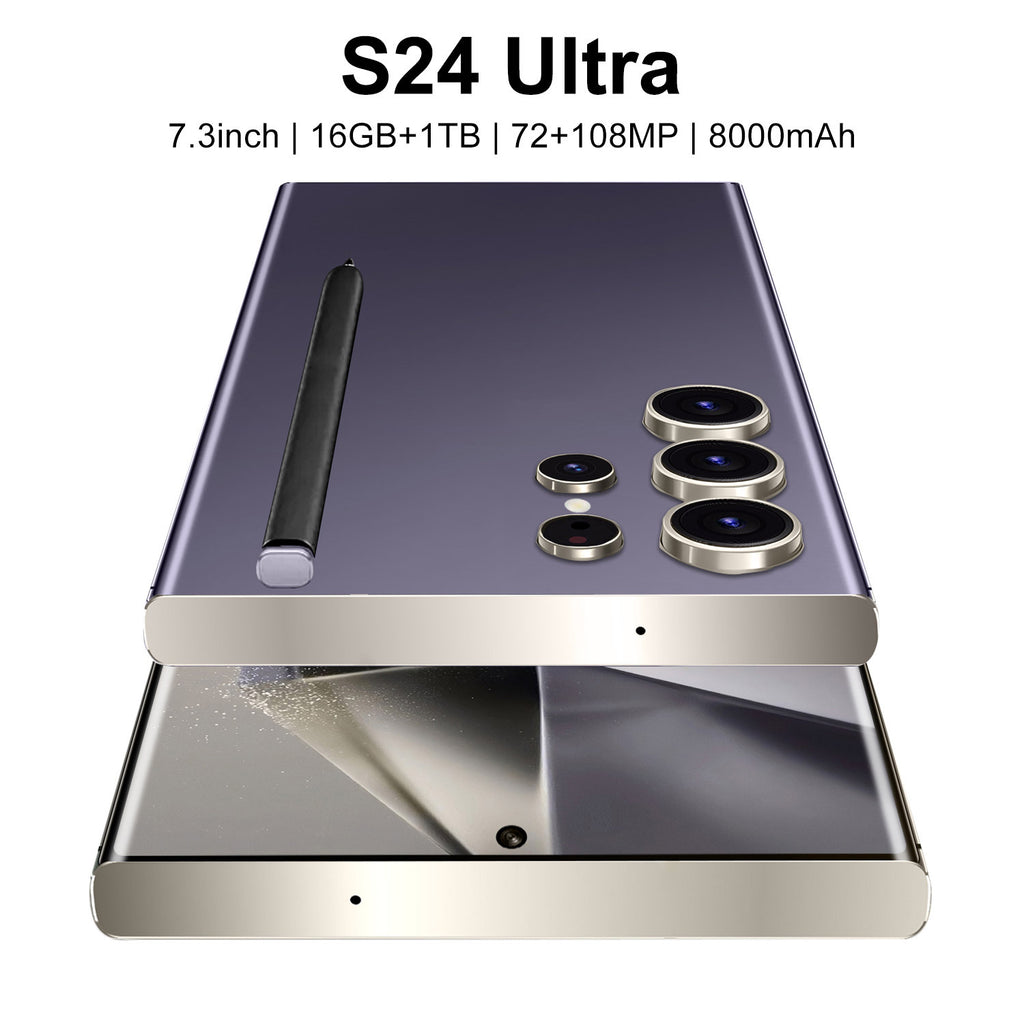S24 Ultra+Built-in pen7.3Extra-large Screen16+1T Android Smartphone(Popular)