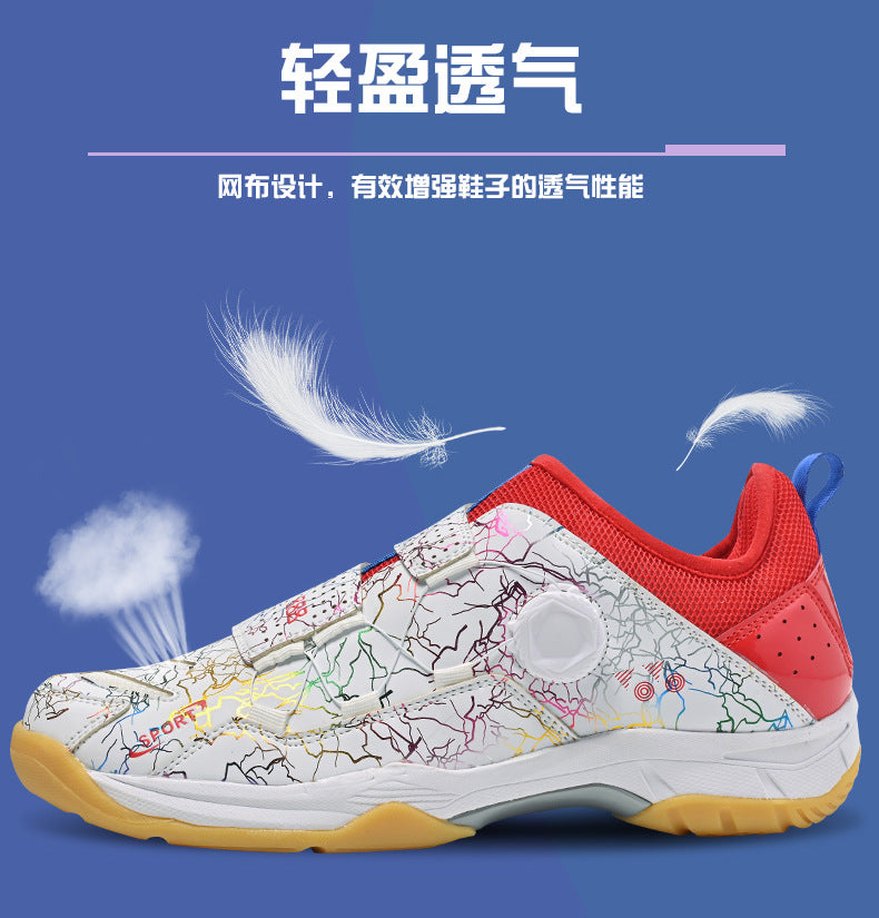 In Stock Couple Style Fashion Badminton Shoes New Style Mandarin Duck Table Tennis Tennis Non-Slip Wear-Resistant Sports Shoes