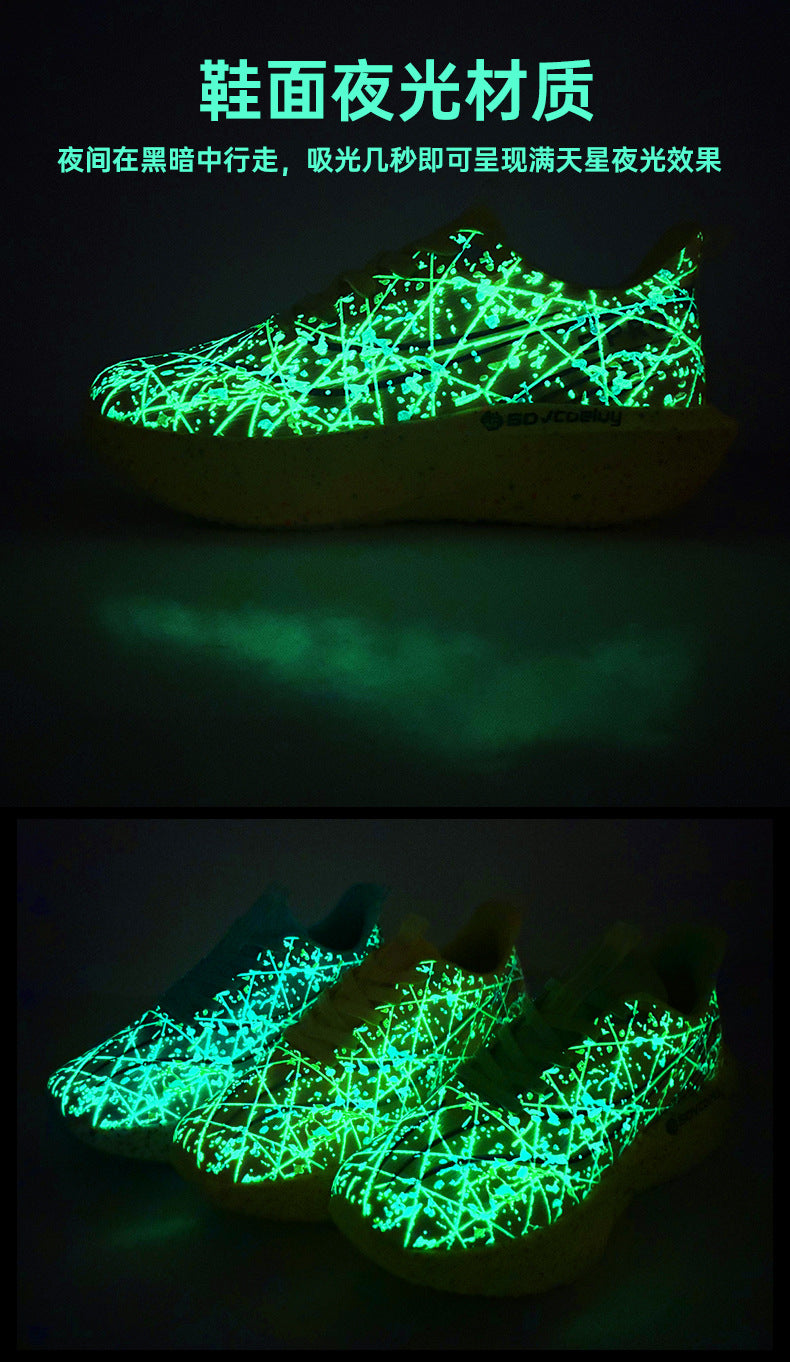 Red Rabbit9PRO Autumn New Fluorescent Real Explosive Carbon Plate Soft Sole Running Shoes Body Test Racing Couple Lightweight Sports Shoes