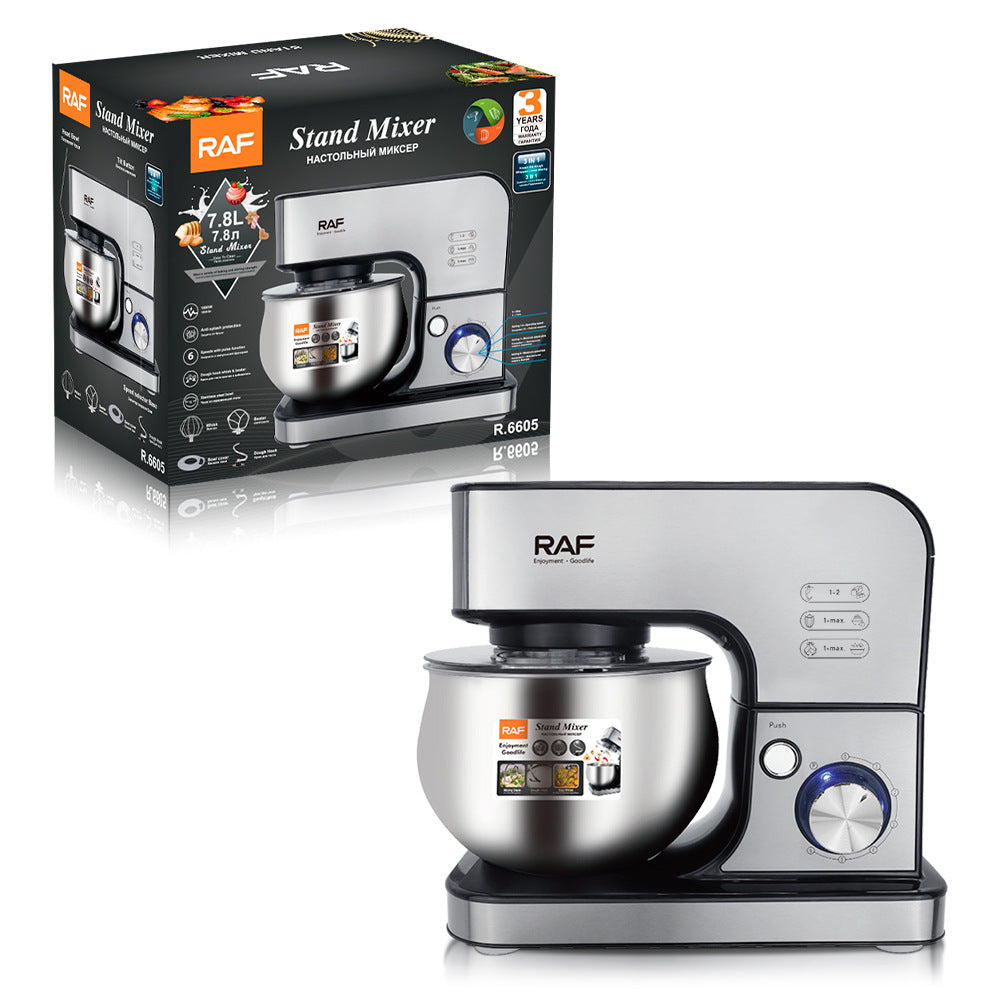 RAF European Standard Small Fully Automatic Dough Kneading and Fermentation Machine Household Multifunctional Cooking Chef Machine R6605