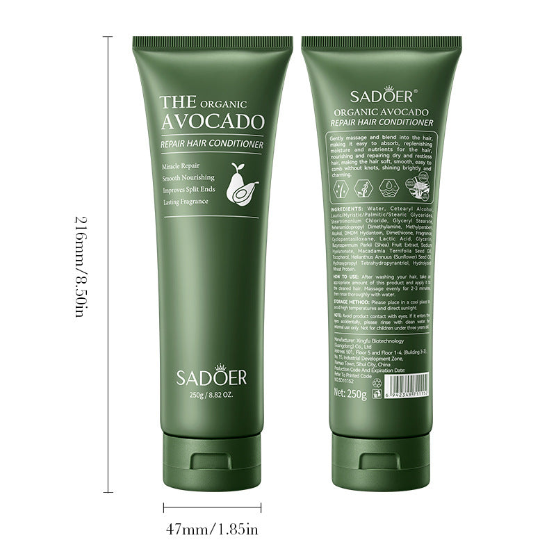 Avocado Smooth Conditioner250g SADOER Cross-border foreign trade wholesale of frizz improvement conditioner