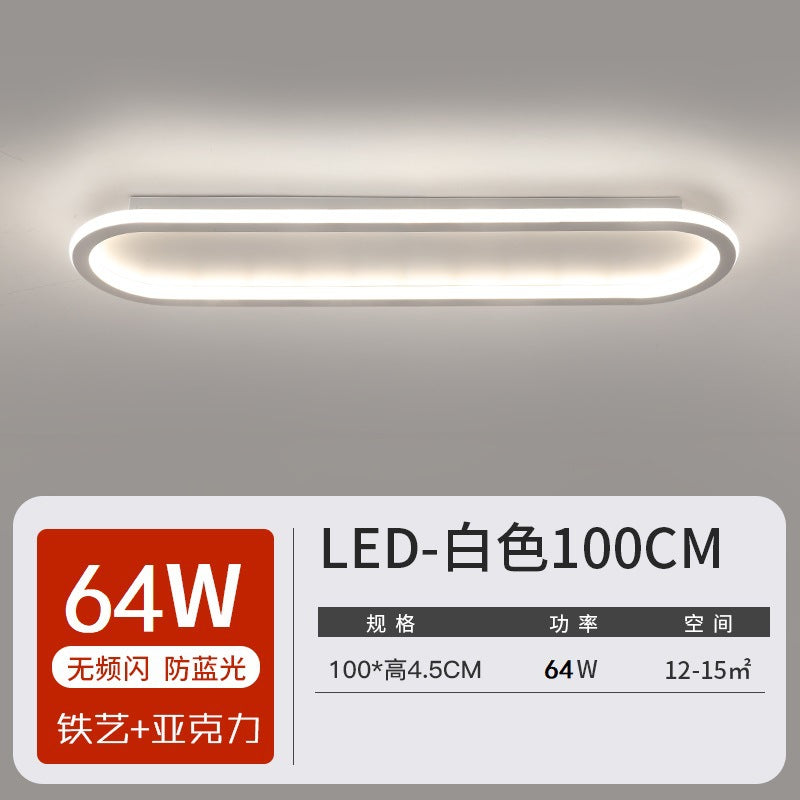 Nordic Ultra-Thin Ceiling Light Rectangular led Living Room Lamps Modern Minimalist Round Lamp Bedroom Lamp Office Lamps