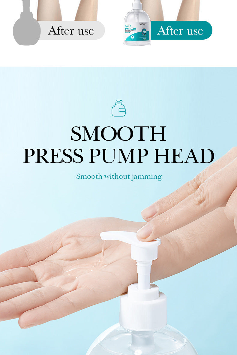 All English Hand Sanitizer500ml SADOER Foam Deep Cleansing Large Capacity  Foreign Trade Wholesale