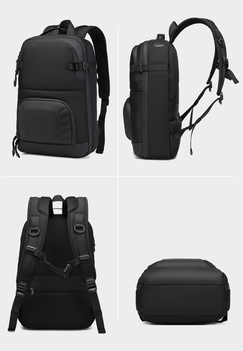 Business Backpack Computer School Bag for Men Students High Appearance Lightweight Waterproof Oxford Cloth Large Capacity Commuter Backpack