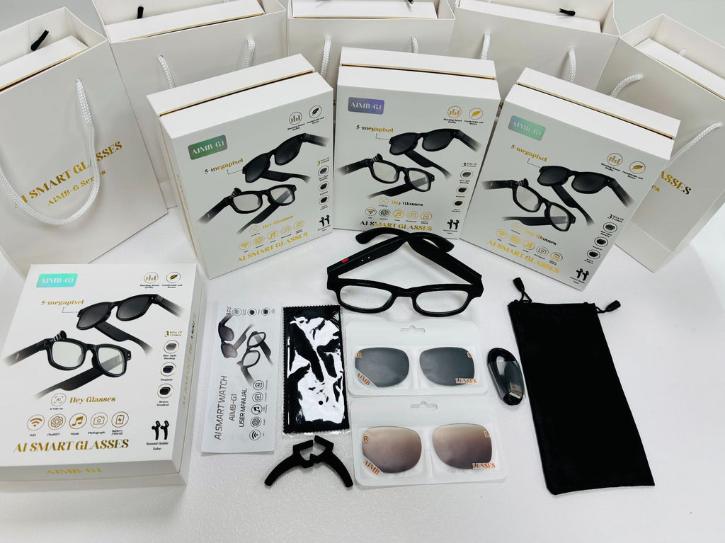 G1Smart Glasses80010000 Pixel Camera Local Storage Audio and Video Recording Function Free Ai Real-Time Translation