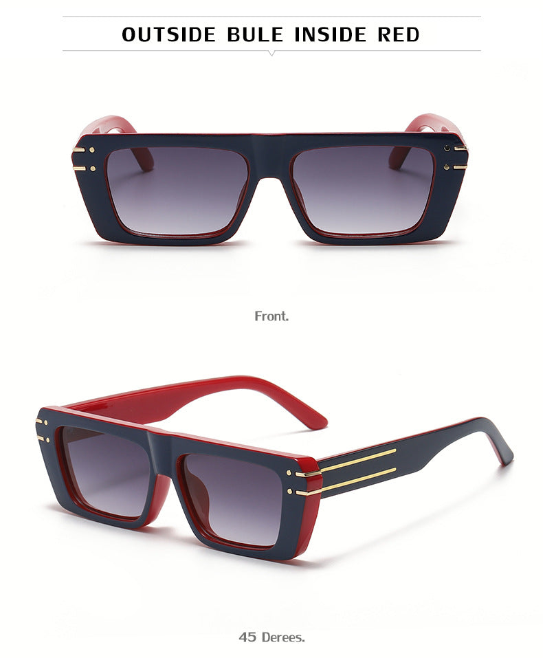 European and American Style Small Frame Sunglasses for Women Fashion Square Frame Sunglasses for Men Wholesale sunglasses