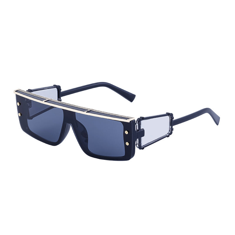 European and American Cyber Steampunk Square Frame Sunglasses for Men Trendy Y2K Wholesale Sunglasses and Eyeglasses sunglasses